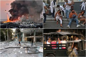 Beirutą sudrebino milžiniški sprogimai: sužeistųjų – tūkstančiai, žuvusių skaičius perkopė 100