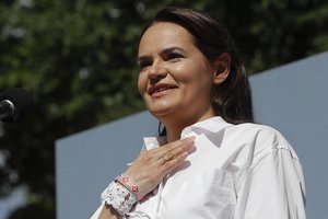 S. Tichanovskaja paprašė A. Merkel padėti užtikrinti, kad Baltarusijos prezidento rinkimai būtų teisingi