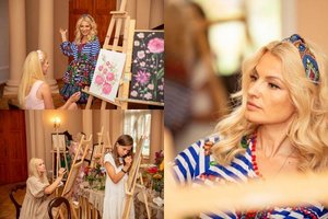 Viktorija Jakučinskaitė žinomas moteris mokė tapybos: pasirinko neįprastą vietą 