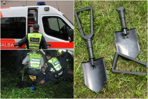 Kraupi egzekucija pakaunės soduose: 59 metų vyras mirtinai uždaužytas kastuvu, jį gynęs brolis – sužeistas