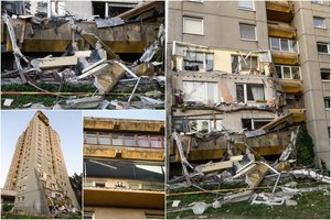 Per plauką nuo tragedijos: Vilniuje nulūžęs 15-o aukšto balkonas tėškėsi ant žemės