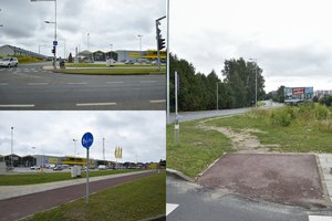 Prekybos centro statyba ir infrastruktūra kainavo 8 mln. eurų, tačiau pėstieji jaučiasi pamiršti