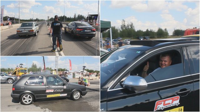 Savaitgalį Šiauliuose aidėjo automobilių variklių riaumojimas: vyko Lietuvos drago čempionatas