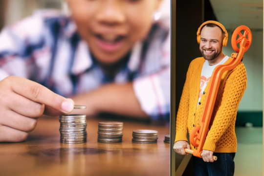 Trijų vaikų tėtis Simonas Urbonas: apie pinigus tėvai vaikams kalba pašnibždomis, kaip ir apie seksą