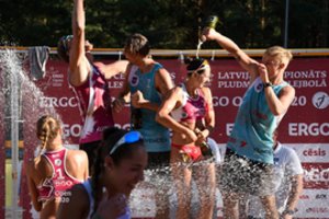 Latvijoje – Lietuvos paplūdimio tinklininkų triumfas