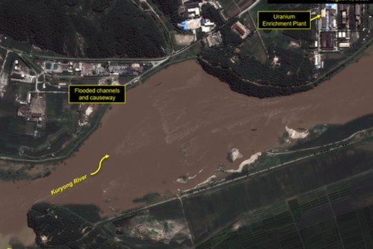 Ekspertai: potvynis Šiaurės Korėjoje galėjo apgadinti branduolinį kompleksą