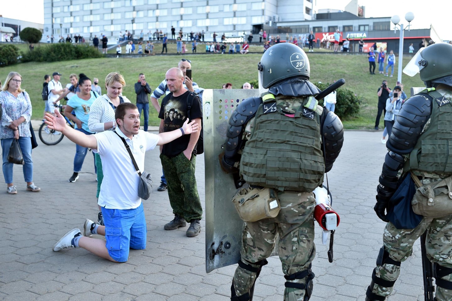 Protestai Baltarusijoje.<br>AFP/Scanpix nuotr.