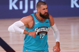 Fantastiškas J. Valančiūno vakaras NBA: surinko trigubą dviženklį ir vedė „Grizzlies“ į pergalę