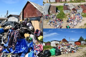 Panevėžys kovoja su šiukšlių kaupiku: krūva tokia, kad negali net pravažiuoti