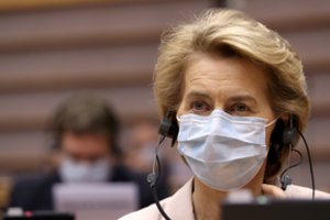 EK vadovė U. von der Leyen ragina paskelbti sankcijų Baltarusijai