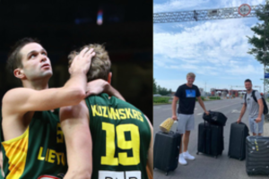 Pėstute į Rusiją: M. Kuzminskas ir M. Kalnietis išvyko ruoštis naujam sezonui