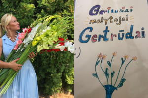 Šauniausia mokytoja išrinkta G. Bagdonienė išdavė, kokių dovanų pedagogai tikisi rugsėjo 1-ąją