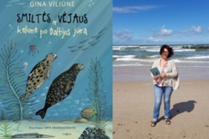 Meilės romanų autorė Gina Viliūnė atsigręžė į vaikus – parašė knygą apie ruonius