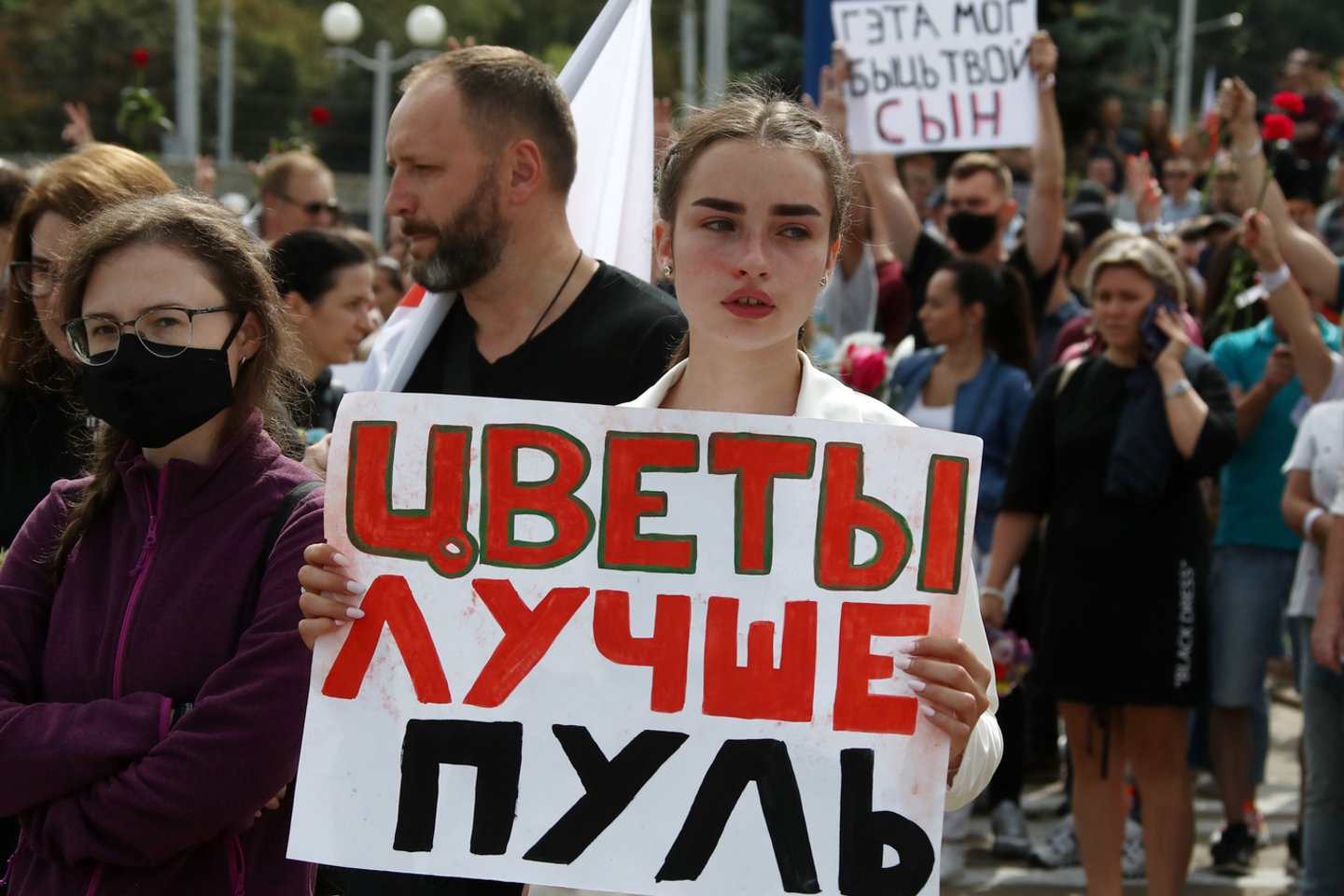 Protestai Baltarusijoje tęsiasi jau ne vieną dieną.<br>TASS/Scanpix nuotr.
