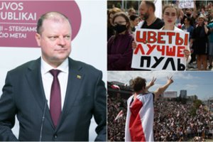 Apie sankcijas Baltarusijai pasisakęs S. Skvernelis įvardijo blogiausią scenarijų