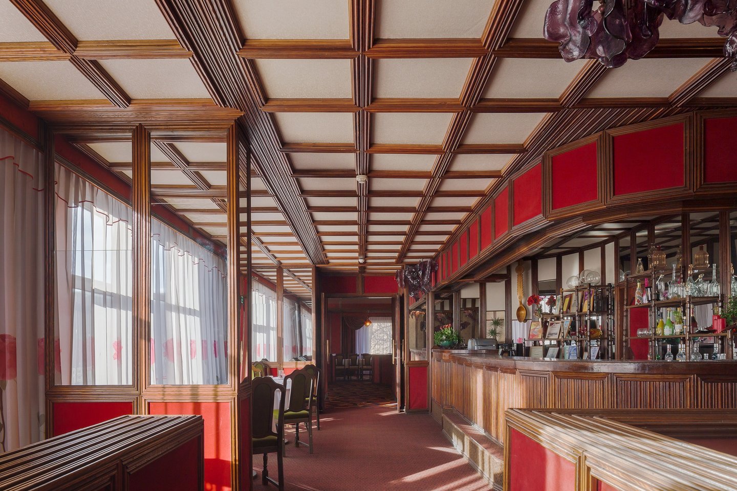 Restorano „Žara“ interjeras.<br>Norbert Tukaj nuotr.