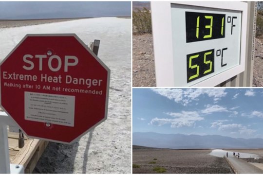 Užfiksuotas karščio rekordas: tokių skaičių termometrų stulpeliai nerodė jau šimtmetį