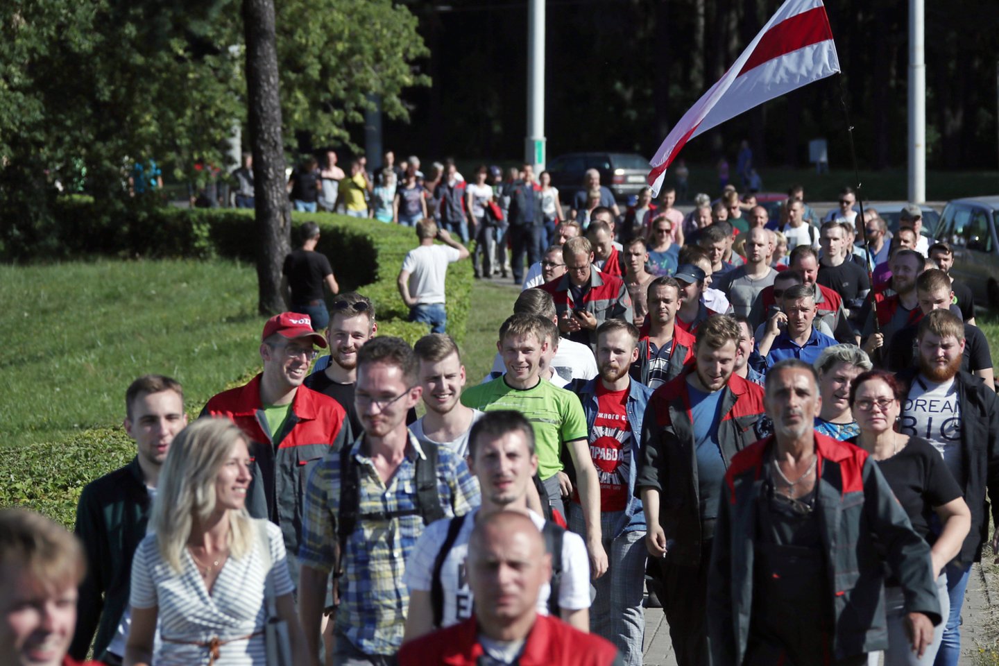 Protestai Baltarusijoje.<br>TASS/Scanpix nuotr.