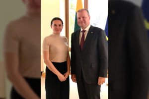 S. Skvernelis – apie susitikimą su S. Cichanouskaja ir bandymus susitikti Minske 