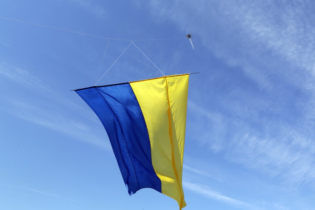 1991 m. Ukrainos parlamentas – Aukščiausioji Rada – paskelbė Ukrainos nepriklausomybę. Šalyje švenčiama Nepriklausomybės diena.<br>P.Mantauto nuotr.
