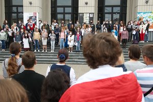 Baltarusijos generalinis prokuroras grasina protestuotojams baudžiamąja atsakomybe