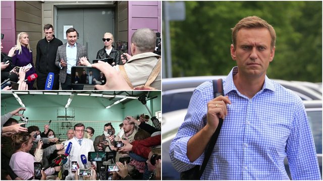 Visą dieną trukusi drama baigta: A. Navalną leista išvežti į užsienį, bendražygiai įtaria vilkinimą
