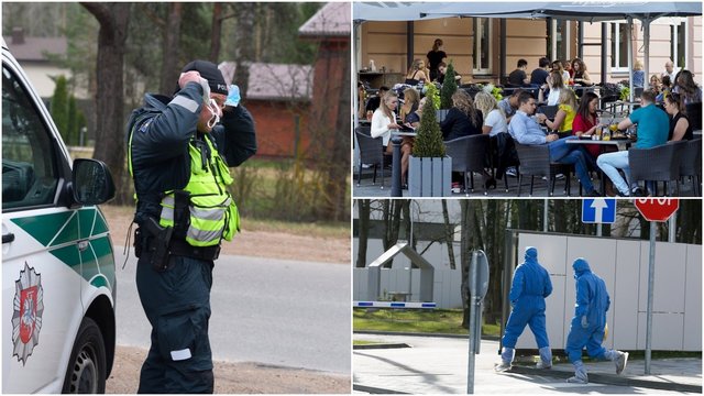 Pradėtas patikrinimas: pareigūnai stebi, ar kavinės ir barai laikosi koronaviruso prevencijos priemonių