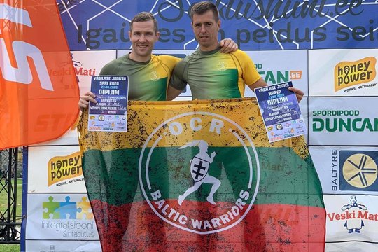 Lietuvos ekstremalų triumfas Narvos tvirtovės papėdėje