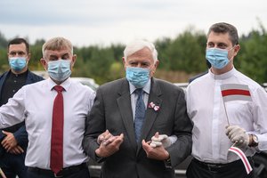 Į „Laisvės kelias“ stoję šalies vadovai neslėpė nusivylimo ES pozicija dėl Baltarusijos