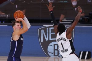 Pergalingas L. Dončičiaus metimas nesužavėjo Shaqo: „Esu jau tai matęs“