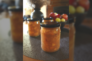 Vaikystę primenanti obuolienė, kurioje mažiau cukraus