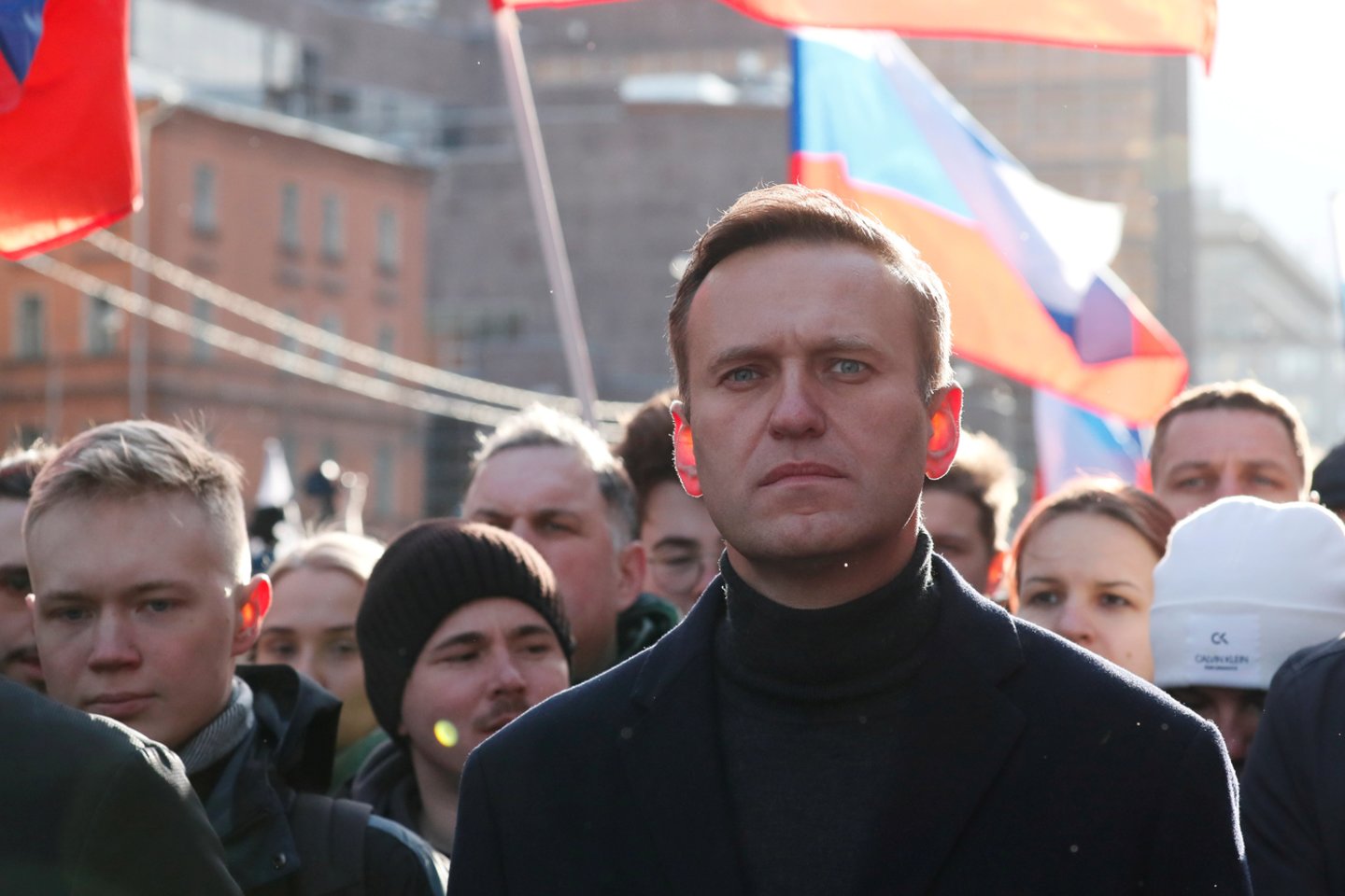 Rusijos opozicijos lyderiui A.Navalnui atlikti tyrimai rodo apsinuodijimą, paskelbė Berlyno „Charite“ ligoninė, į kurią gydyti A.Navalnas atskraidintas šeštadienį. <br>Reuters/Scanpix nuotr.