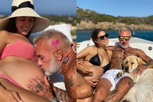 Gianluca Vacchi atskleidė jiems su perpus jaunesne mylimąja gimsiančio kūdikio lytį