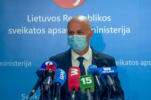SAM ministras: teigiamas greitojo testo rezultatas turi būti patvirtintas PGR testu