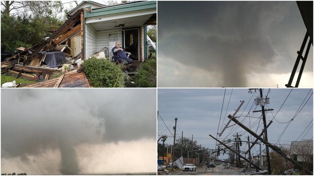 Užfiksuota uragano „Laura“ padaryta žala: namai skendėjo po vandeniu, žuvo mažiausiai šeši žmonės
