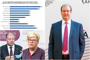 Apklausa parodė, su kokiu politiku lietuviai norėtų papietauti: viršūnėje – V. Uspaskichas su S. Skverneliu