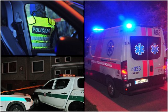 Skandalas Kėdainiuose: vis dar dirba patrulis, girtas gatvėje spardęs gulinčiam vaikinui į galvą 