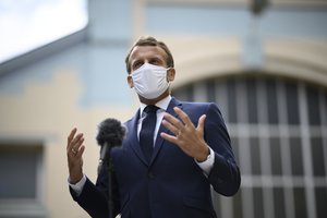 E. Macronas: Rusijos intervencija į Baltarusiją būtų „blogiausia“, kas gali nutikti