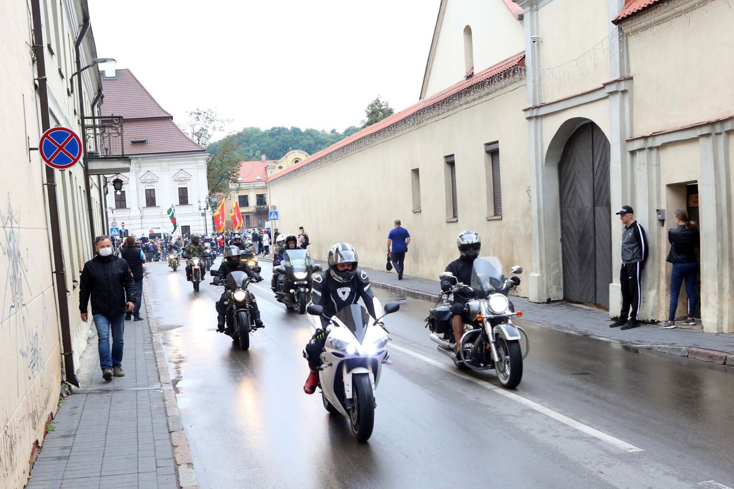  Šeštadienį Kaune riaumojo motociklų varikliai.<br> M.Patašiaus nuotr.