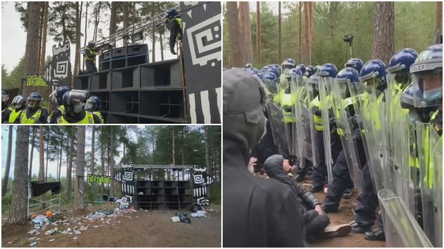 Policija nutraukė neteisėtą reiverių vakarėlį: surado miške
