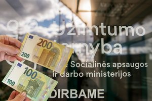 Suskaičiavo, kiek vienkartinių bei darbo paieškos išmokų jau pasiekė žmones