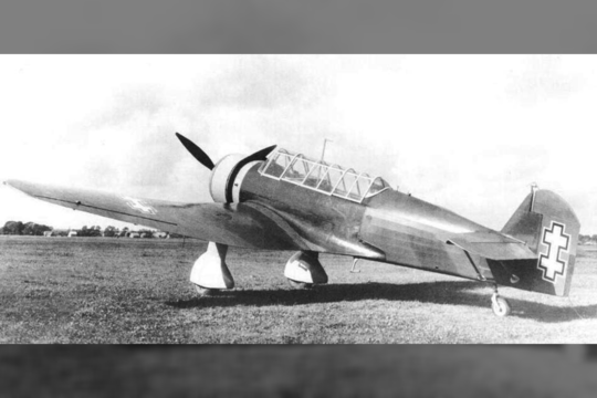 1939 m. Antanas Gustaitis išbandė lengvąjį bombonešį ANBO-VIII. Su juo pasiekė 411 km per val. greitį.<br>wikipedia nuotr.