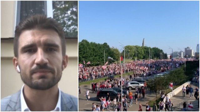 M. Milta apie pokyčius protestuose Baltarusijoje: baimės nebėra