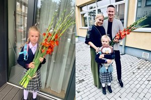 Dėl apribojimų N. Pareigytė su vyru dukters laukė prie mokyklos: papasakojo apie naujas taisykles