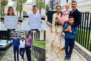 Su jauduliu širdy garsenybės savo atžalas išleido į kitokią Rugsėjo 1-ąją