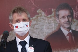 Čekijos Senato vadovas įsiutino Kiniją – pavartojo garsią šaltojo karo laikų frazę