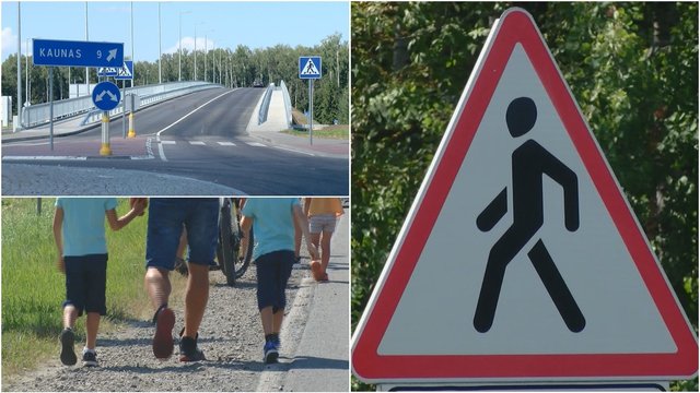 Kauno r. gyventojų baimė dėl vaikų saugumo: pasiekti autobusų stotelę galima tik einant magistrale 
