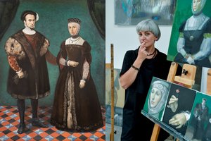 Ar atpažinsite, kokį garsų Lietuvos žmogų dailininkė nutapė kaip Žygimantą Augustą?