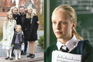 Tris dukteris auginančio aktoriaus pėdomis jau seka pirmagimė