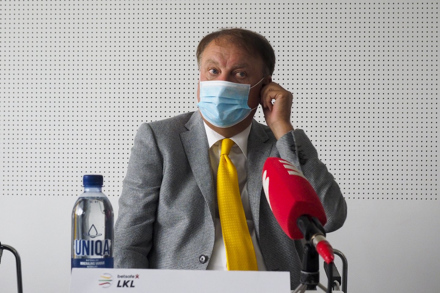 LKL prezidentas R.Milašius.<br>V.Ščiavinsko nuotr.